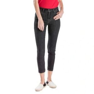 Levi's 721 High Rise Skinny Ankle Jeans Size 31‎ Womens Black Charcoal Wash
